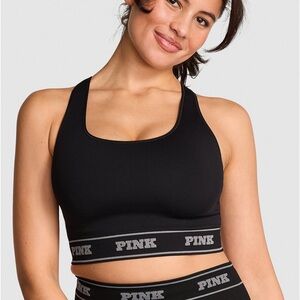 PINK Victoria's Secret Black Sports Bra NWT